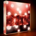 Light Box serie "Red lights" cm50 x cm50 x cm7 neon lights - plexiglass- / 2013